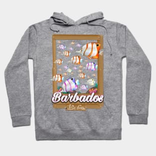 Barbados Travel Poster Hoodie